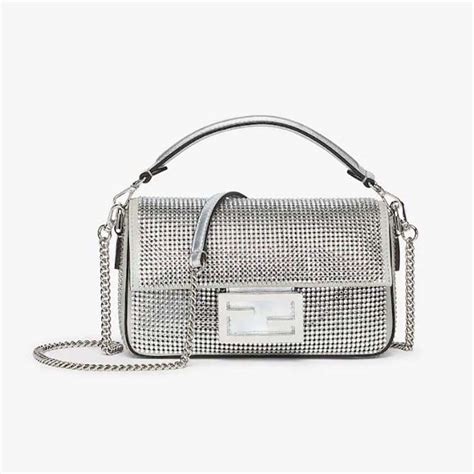 fendi silver baguette|fendi baguette second hand.